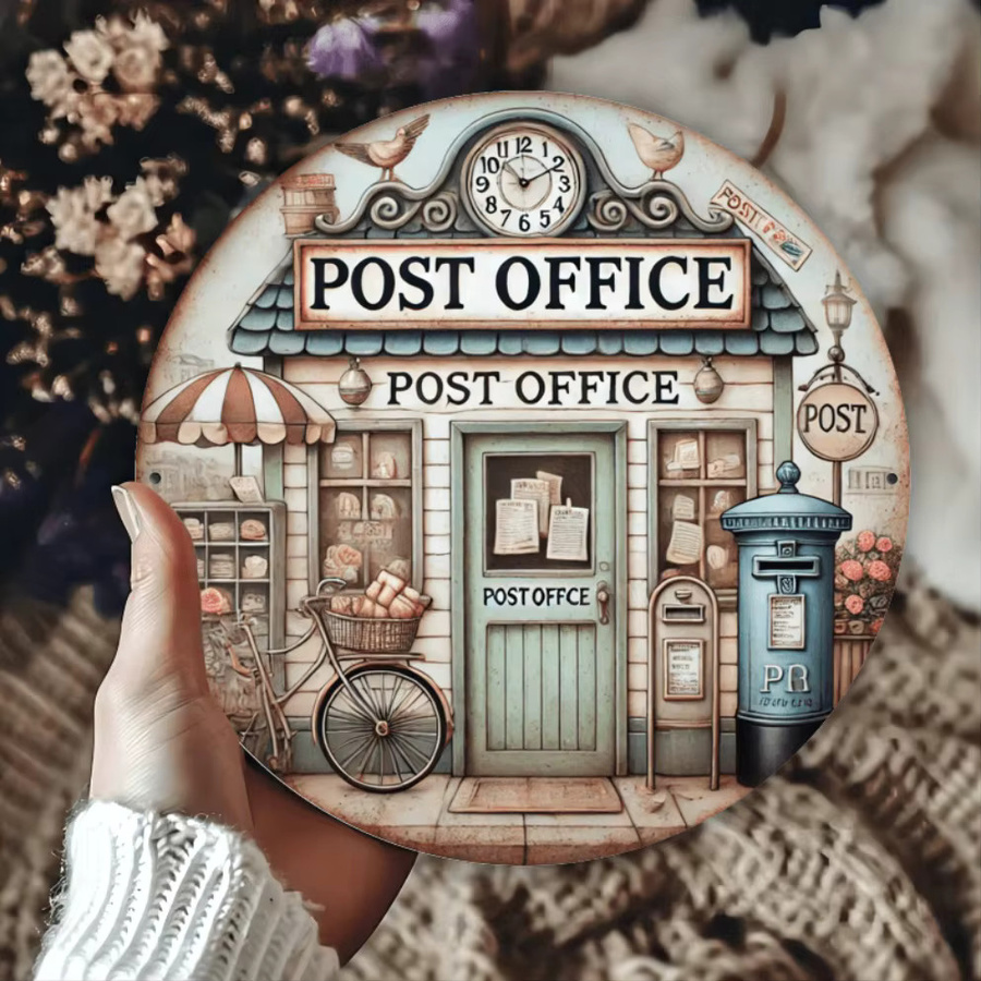 Vintage Postbüro Metallschild von Potdemiel im Retro-Design für Innen und Außen - Bild 4