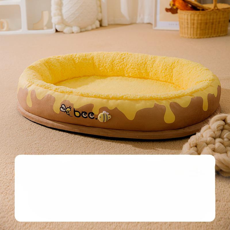 Kennel Ganzjahres-Hundebett zerlegbar und waschbar, winterwarme Hundematte für kleine und mittelgroße Hunde, Farbe: grau, B/T: 45 x 35 cm - Bild 3