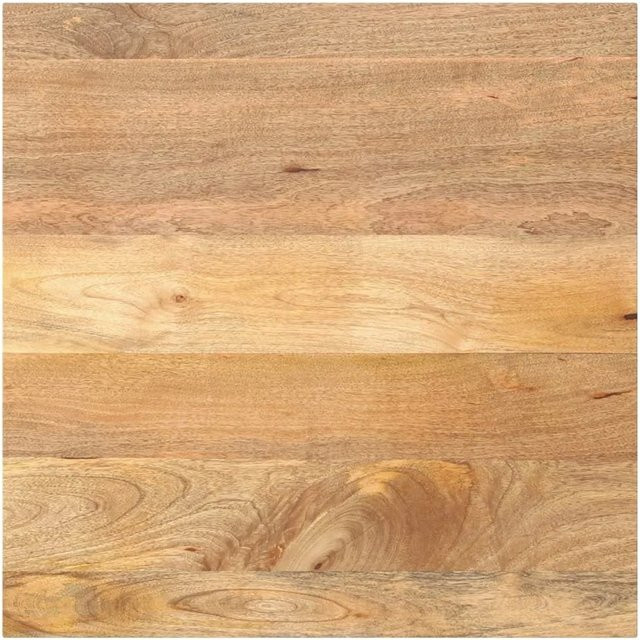 vidaXL Tischplatte aus Massivholz Mango in Braun, Quadratisch, B/T/H: 80 x 80 x 3,8 cm - Bild 1