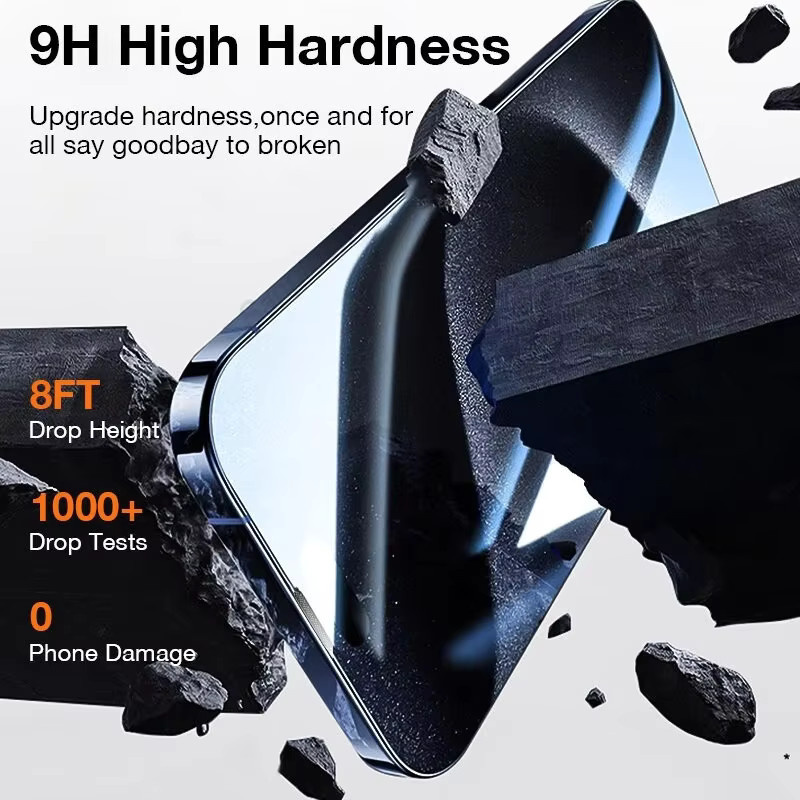 Xiaomi Privacy Schutzfolie aus gehärtetem Glas mit 9H Anti-Kratz-Schutz für Poco F8 und Poco F7 Ultra Pro, transparent - Bild 5