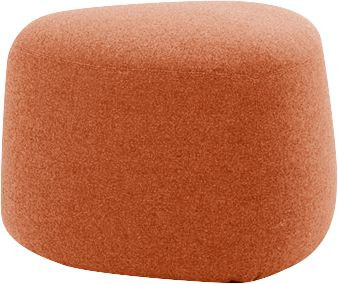 Leyform GOGO Pouf Polstermöbel oval in Terracottabraun mit Stoffbezug, B: 55 cm, T: 51,5 cm, H: 44 cm - Bild 1