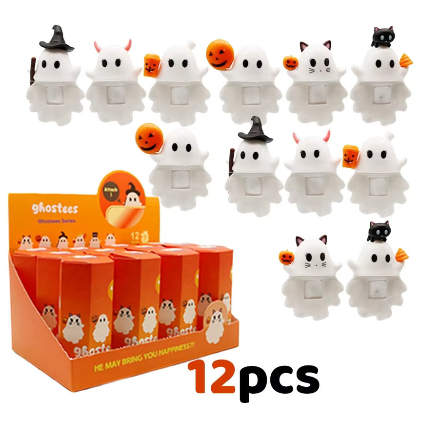 Bandai Halloween Ghost Blind Box, Kleine Figuren, Fantasy, Weiß - Bild 2