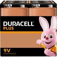 Duracell Plus Alkaline 9V Block-Batterie 6LR61, 4er-Pack - Bild 1
