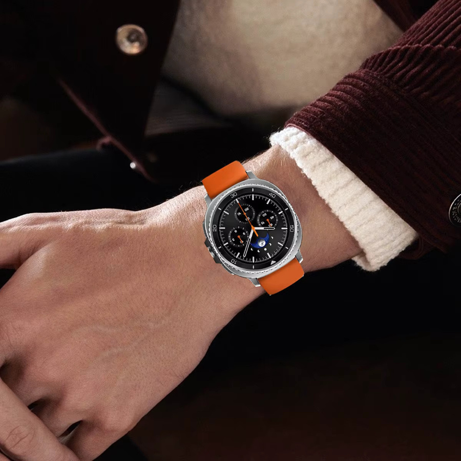 CAOWTAN Uhrenarmband Silikon, orange, Samsung Galaxy Watch 8 Classic - Bild 2