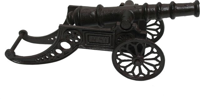 HTI-Line Kanone Siena aus Gusseisen in Schwarz für den Tischbereich - Bild 1