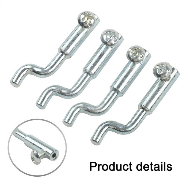 Vibratite Z-Kabelende für Gartengeräte mit Einzelloch-Befestigung für bis zu 2 mm Kabel, Silber - Bild 1