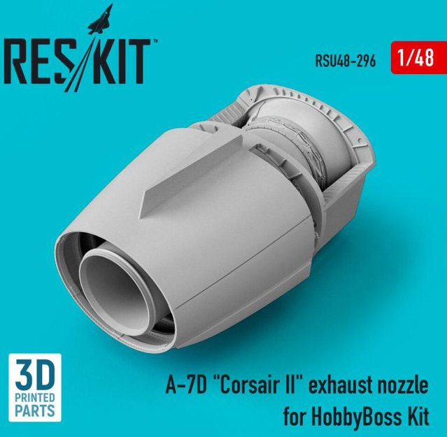 HobbyBoss A-7D Corsair II exhaust nozzle, 3D Printed - Bild 1