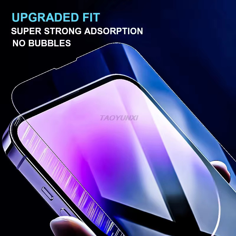 3er Set Panzerglas Displayschutzfolie für Apple iPhone 17 18 16 15 Pro Max 14 Plus 13 12 11 X XR XS 17 Air 16e 13 Mini in Transparent - Bild 6