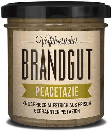 Brandgut Pistazien-Aufstrich mit Meersalz 160 g - Bild 1