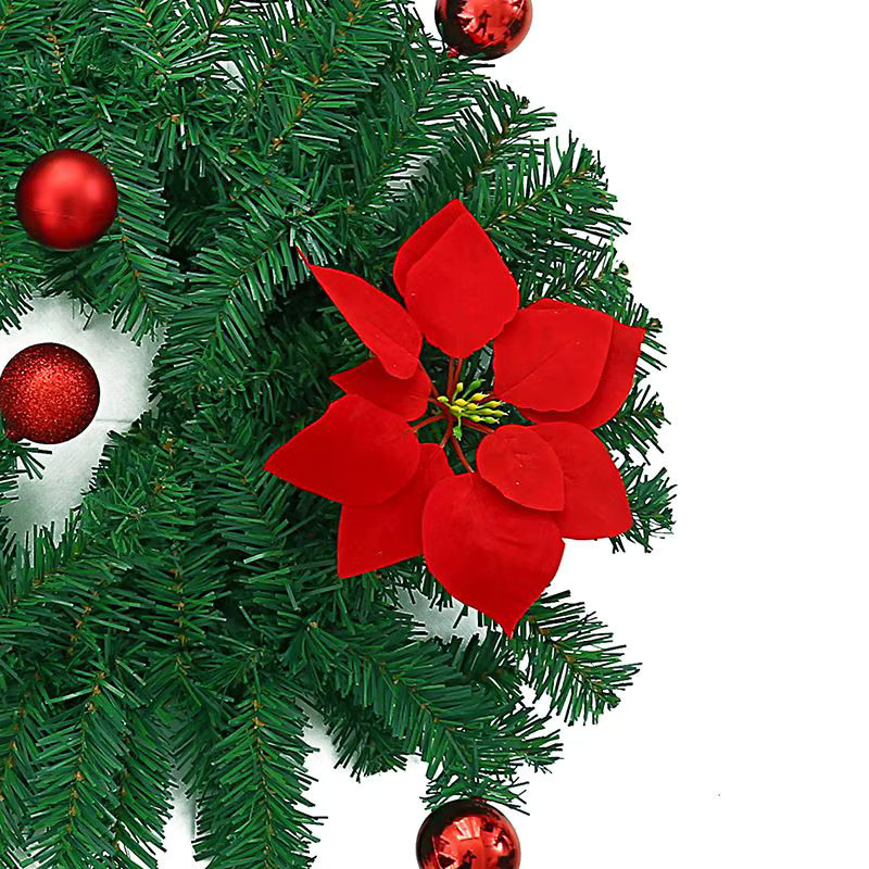 XIAOYINMO Künstliche Blumen Rot für Hochzeit, Weihnachten und Dekoration von Tisch, Vase oder Garten - Bild 2
