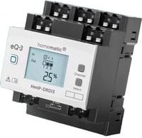 Homematic IP Funk Dimmaktor für Hutschienenmontage, 3-fach, Weiß - Bild 1