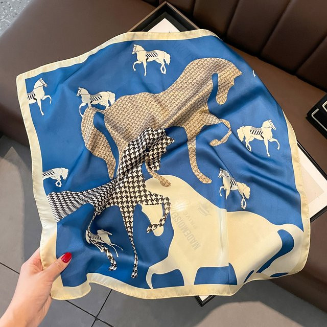 HYKMAIYW Halstuch Seide, Satin, Damen - Bild 1