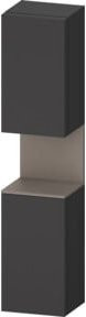 Duravit Hochschrank Qatego mit 2 Türen und Glasfachböden, B/T/H: 40 x 36 x 176 cm - Bild 1