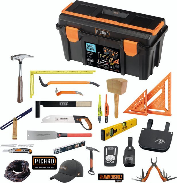 Picard Starter Set Zimmerer 27-teilig im Kunststoffkoffer, Mehrfarbig - Bild 1