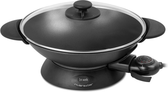 Riviera & Bar elektrische Wok-Pfanne in Schwarz - Bild 1