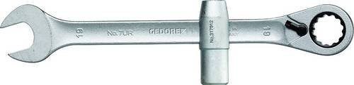 Gedore Doppel-Ringratschenschlüssel Kombination aus Chrom-Vanadium in Silber, Schlüsselweite: 19 mm - Bild 1