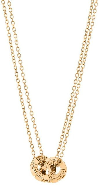 Versace Doppelketten-Halskette, Gold, Damen - Bild 1
