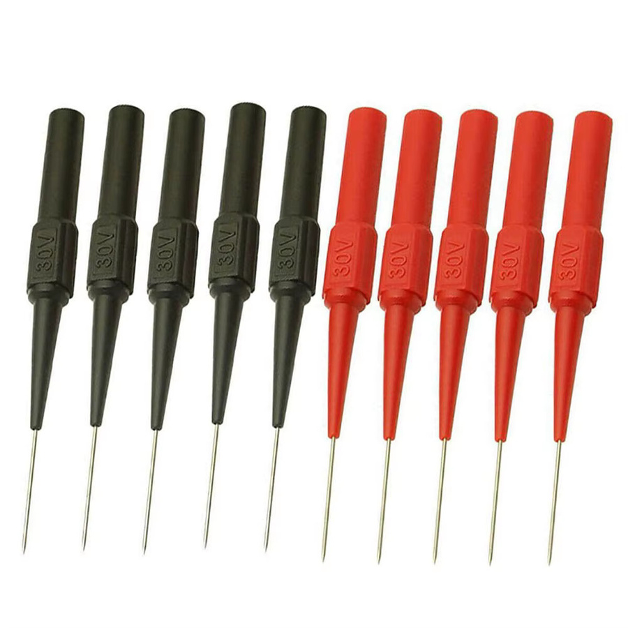 100er Set Multimeter Testleitungen mit Piercing-Nadelspitzen für die Automobil-Diagnose, 0,7 mm, Mehrfarbig - Bild 4