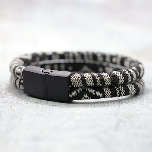 Noter Armband, Stoff, Schwarz, Unisex - Bild 1