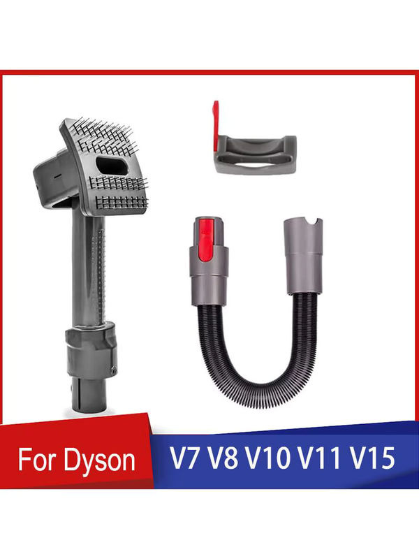 Dyson Tier Hair Removal Brush Extension Kit für V7 V8 V10 V11 V15 Staubsauger in Grau - Bild 5