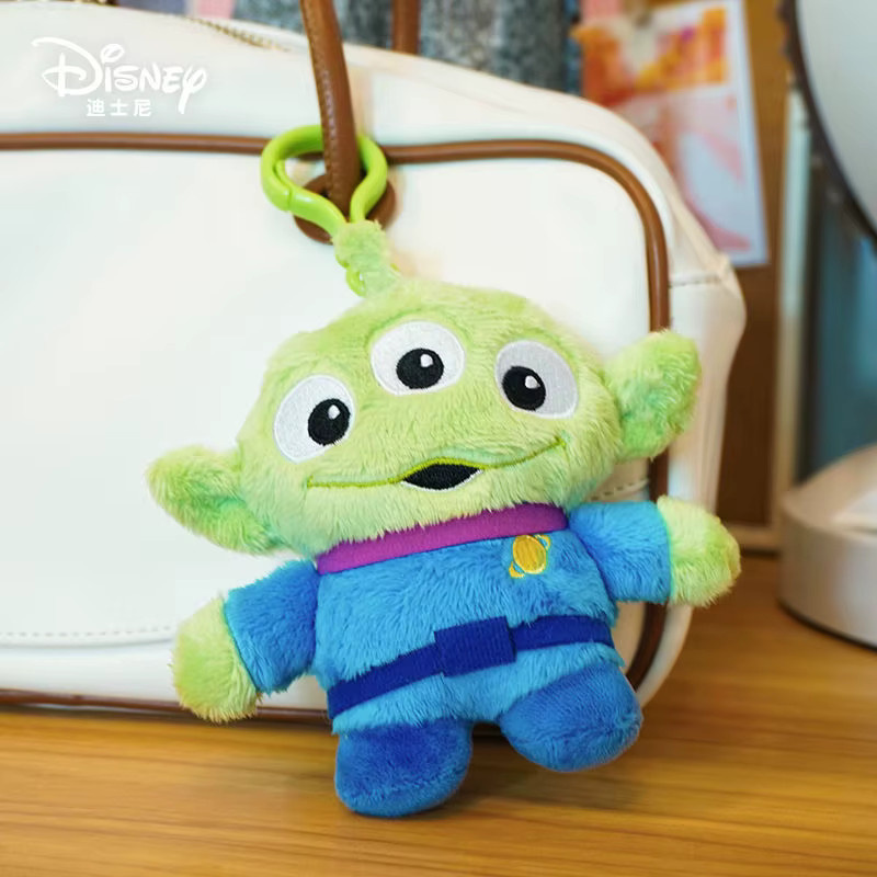 Disney Stitch Lotso Sullivan Woody Angel Stitch Plüschpuppen Schlüsselanhänger, Stofftier Anhänger - Bild 2
