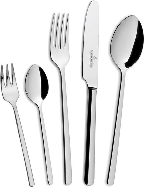 Picard & Wielpütz Tafelbesteck Ventura 30er Set aus Edelstahl in Silber poliert - Bild 1