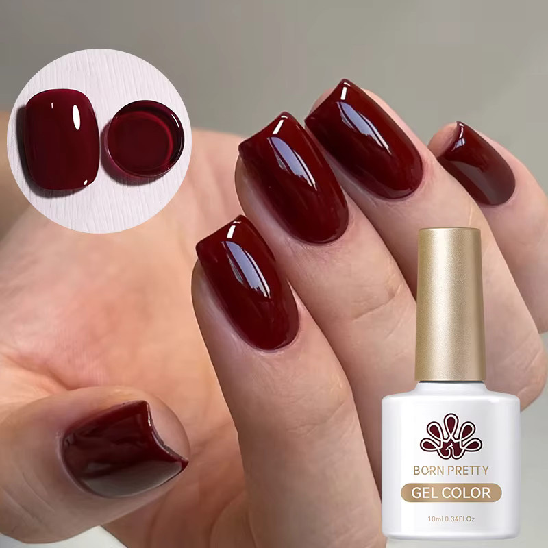 BORN PRETTY Ancora Rot Nagellack, 10 ml, Glänzend - Bild 3