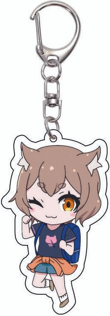 CHIC STUDIO Schlüsselanhänger Anime Re:ZERO, Acryl, 55 mm, weiß, Unisex - Bild 1
