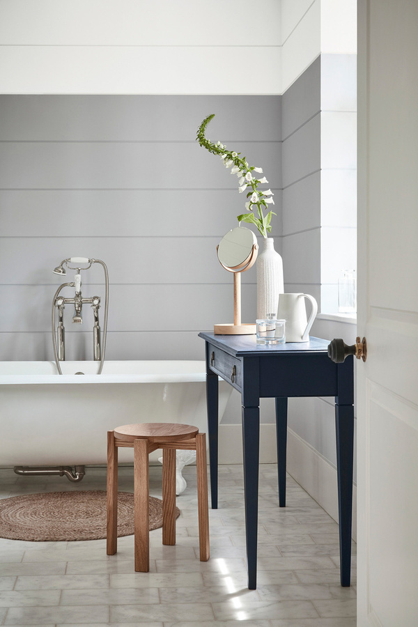Little Greene Intelligent Matt Emulsion Wandfarbe Basalt 221 Grau Schwarz 1 l - Bild 1