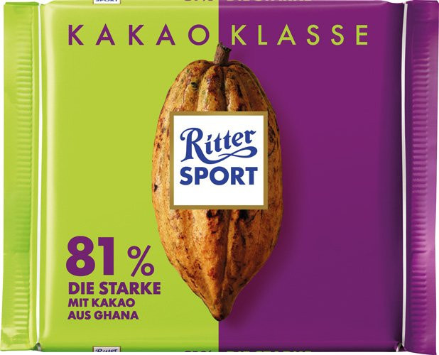Ritter Sport Kakao-Klasse 81 % Schokolade 100 g - Bild 1
