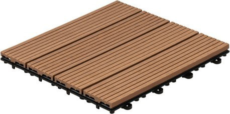 Home Deluxe Klickfliesen WPC Bavaro in Teakfarbe, 9 m² (B/T/H: 30 x 30 x 2,2 cm) - Bild 1