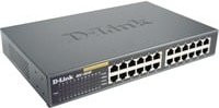 D-Link DES-1024D Ethernet Switch mit 24 Ports (10/100 Mbit/s) in Schwarz - Bild 1