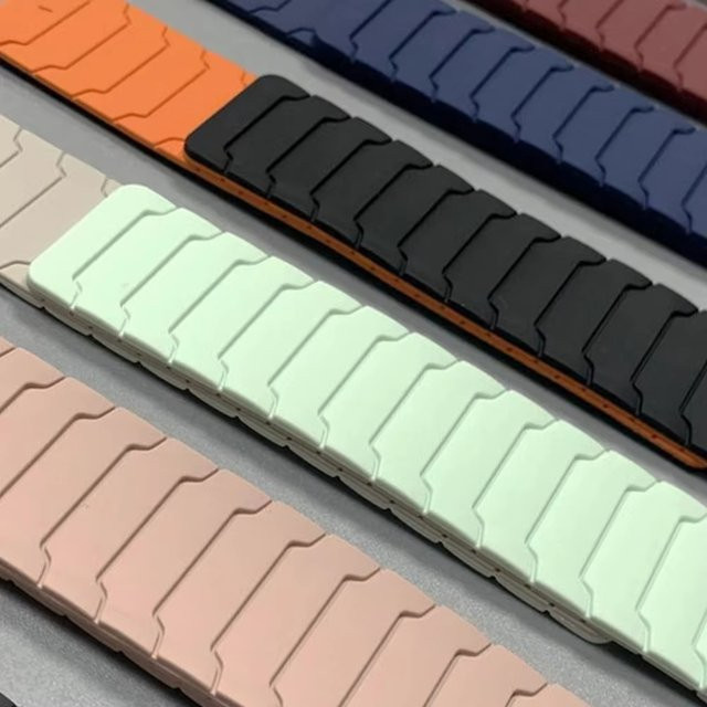Uhrenarmband Silikon, Schwarz, Unisex, für Samsung Galaxy Watch 8 - Bild 1