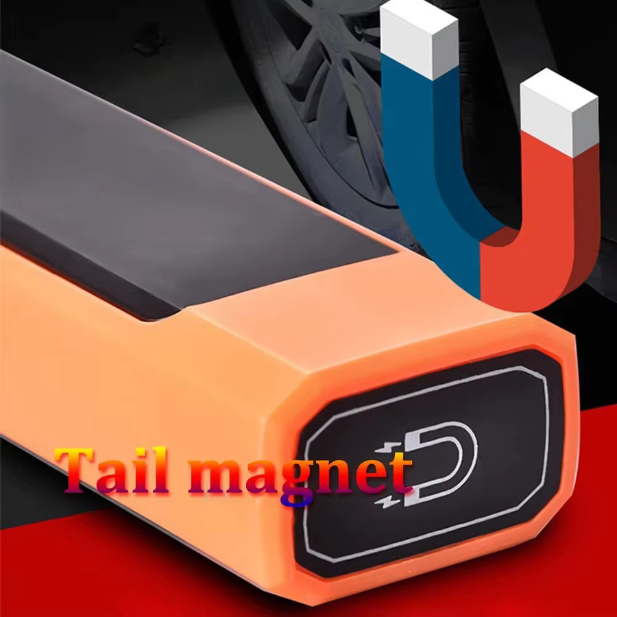 XIWANGFIRE USB-aufladbare COB-LED-Arbeitsleuchte mit Magnet, tragbare kabellose Inspektionslampe in Schwarz für Werkstatt und Notfälle - Bild 3