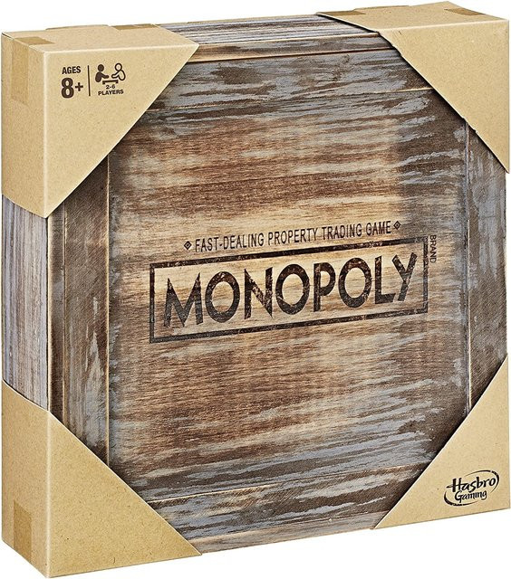 Hasbro Monopoly Holz Sonderedition Brettspiel englische Version - Bild 1