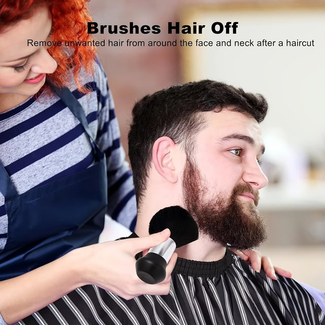 Gair Friseursalon Pinsel Set mit Schneidetasche und Staubkollektor - Bild 1