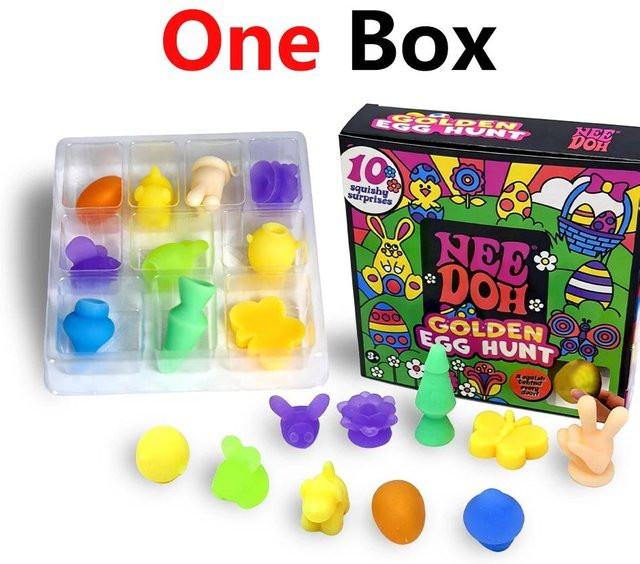 Nee-doh Goldenes Ei Schatzsuche Blind Box, Fidget Spielzeug - Bild 1