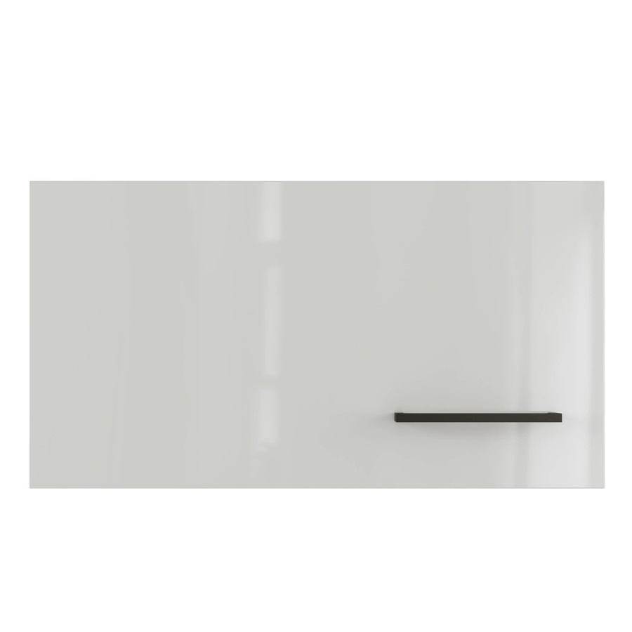 Flex-Well Küchen-Oberschrank Lund in Lichtgrau glänzend und Rauchgrau, Breite: 60 cm, Tiefe: 32 cm, Höhe: 32 cm - Bild 1