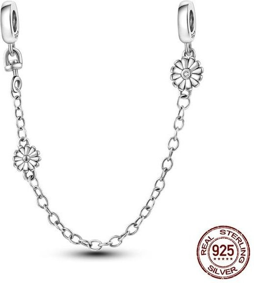 Lily there Clip-Charm, 925 Silber, Zirkonia, Perle, Damen, Weiß - Bild 1
