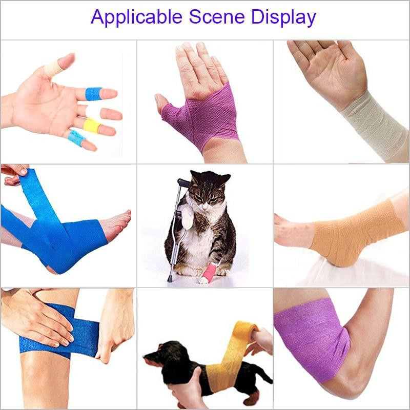 Hansaplast Selbstklebende Elastische Bandage Wrap Tape, Grasgrün, Unisex - Bild 2