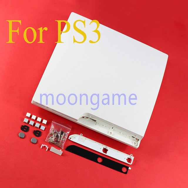 OCGAME Ersatzgehäuse als komplette Gehäuseabdeckung für PS3 Slim Konsolen in Schwarz oder Weiß - Bild 1