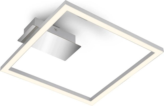 Brilo LED-Deckenleuchte Nici in Silber, warmweißes Licht, modern für Wohnräume und Arbeitsbereiche - Bild 1