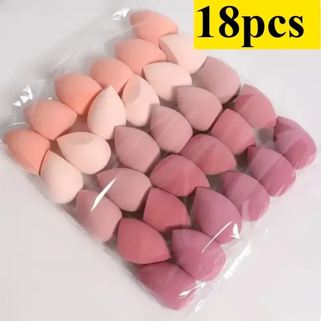 4/7/18-teiliges Make-up-Schwamm-Set, Dual-Use, für Gesicht - Bild 1