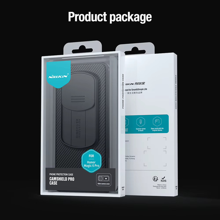Nillkin CamShield Pro Schutzhülle für Honor Magic 6 Pro und Honor Magic 7 Pro, stoßfest mit Objektivschieberabdeckung, Schwarz - Bild 6
