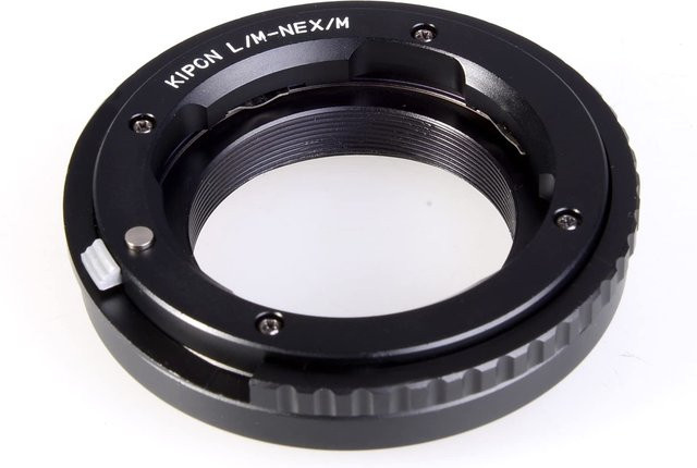 KIPON M Leica zu Sony E Objektivadapter mit Makro Helikoid in Schwarz - Bild 1