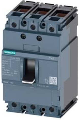 Siemens 3VA1125-5ED36-0AA0 Leistungsschalter in Grau mit einem Einstellbereich von 25 - 25A und einer maximalen Schaltspannung von 690 V/AC - Bild 1