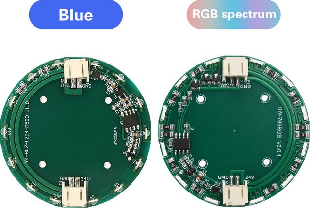 Smart River Touch Tisch Sensor Modul mit DC 24V LED Licht und RGB-Funktion in Blau und Grün - Bild 1