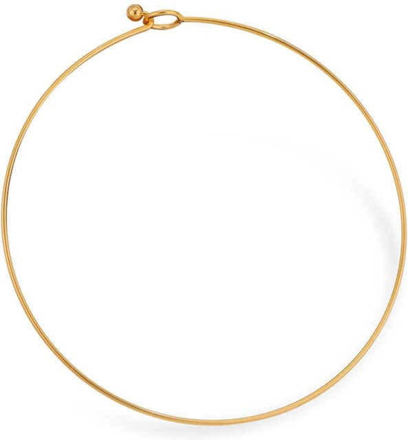 DoreenPerlen Halskette Edelstahl, Gold, 43 cm, Unisex - Bild 1