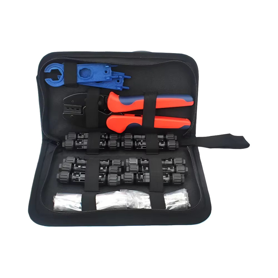 Professionelles Solar PV Tool Kit LY-2546B mit Crimpzange und Schraubenschlüssel für die Installation von Solarpanels und PV-Systemen, Mehrfarbig - Bild 2