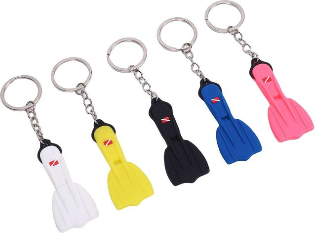 Fishine Schlüsselanhänger Tauchflossen, Silikon, gray, Unisex - Bild 1